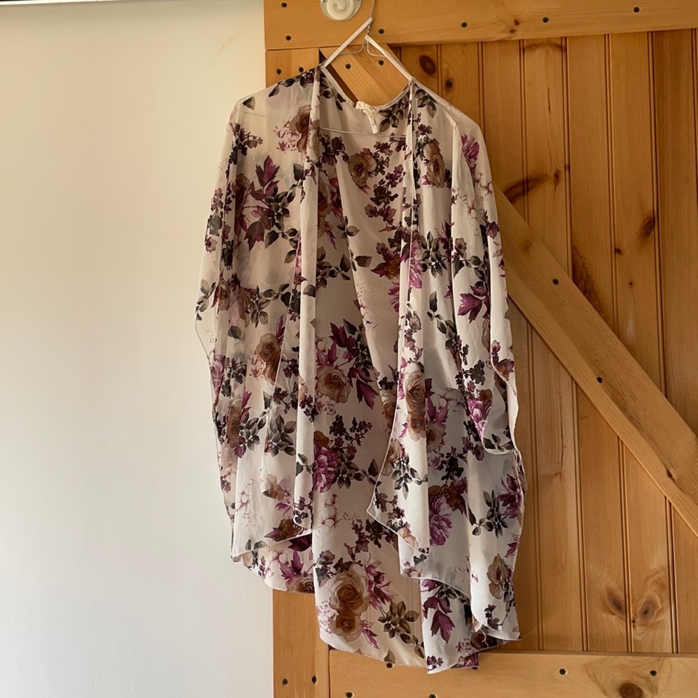 Sheer cardigan